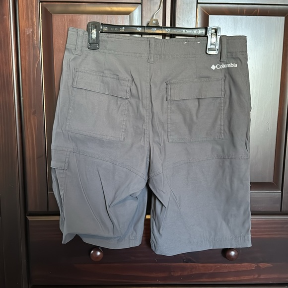 Men's Columbia Casual Hiking Shorts - 32 - Gray - Picture 2 of 3